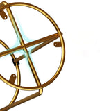 Tessuto ottomano contemporaneo Tessuto in metallo imbottito Terra di colore solido Ottoman