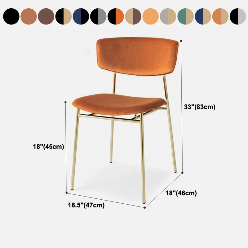 Upholstered Dining Side Chair Glam Style Dining Chair for Indoor Clearhalo 'Dining Chairs' 'Dining Tables & Seating' 'dining_chair' 'furn' 'furn_dining_chair' 'Furniture' 'furniture_dining_chair' 'Kitchen & Dining Furniture' 1200x1200_3f2af367-0f6c-4db6-a382-243db4ed9f2f