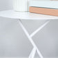 Modern Simple Iron Round Side Table Dia 17.7" 3 Legs End Table