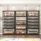 Contemporary Floor Bottle Wine Rack Single Black Metal Wine Holder Clearhalo 'furn' 'furn_wine_racks' 'Furniture' 'Kitchen & Dining Furniture' 'Wine Racks' 'wine_racks' 1200x1200_3f2e9953-15e9-46b8-a8e5-377a278c8431