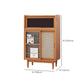 Scheda laterale in legno con porta moderna minimalista marrone buffet sideboard