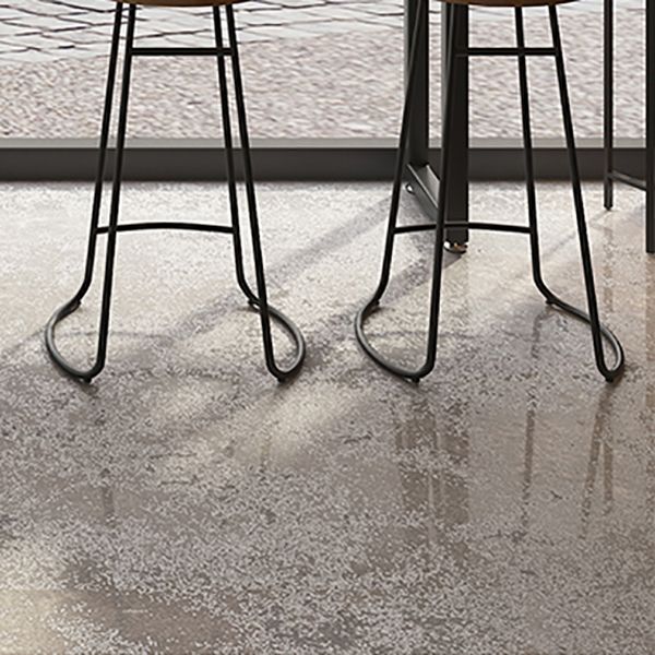 Contemporary Dining Stools Solid Wood Bar Stools with Footrest