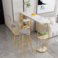 Low Back Bar Stools Glam Armless Dining Stools with Metal Base Clearhalo 'Bar Furniture' 'Bar Stools' 'bar_stools' 'furn' 'furn_bar_stools' 'Furniture' 'Kitchen & Dining Furniture' 1200x1200_3f335367-e5a4-46e2-bfe1-8a1e8b8f9e03