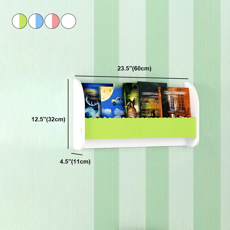 Contemporary Style Bookshelf Wall Mounted Horizontal Bookcase for Home Office Clearhalo 'Bookcases' 'furn' 'furn_bookcases' 'Furniture' 'furniture_bookcases' 'kitchen' 'kitchen_bookcases' 'Living Room Furniture' 'Office Furniture' 1200x1200_3f33df5f-6e82-4d45-a208-5720681b74ab