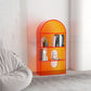 Acrylic Bookshelf Scandinavian Style Orange Open Back Bookcase for Home Office Study Room Clearhalo 'Bookcases' 'furn' 'furn_bookcases' 'Furniture' 'furniture_bookcases' 'kitchen' 'kitchen_bookcases' 'Living Room Furniture' 'Office Furniture' 1200x1200_3f366bd6-c6f9-4b1f-a6b9-5bdf14193919