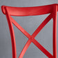 Kruis achterzijde stoel eigentijdse plastic keuken eettoelstoel