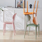 Nordic Plastic Open Back Dining Side Chair 33"H Acrylic Dining Chair for Restaurant Clearhalo ' kitchen&dining_furn' 'Dining Chairs' 'Dining Tables & Seating' 'dining_chair' 'furn' 'furn_dining_chair' 'Furniture' 'furniture_dining_chair' 'Kitchen & Dining Furniture' 'kitchen' 1200x1200_3f37f304-975b-4262-9c6c-52579a862df5