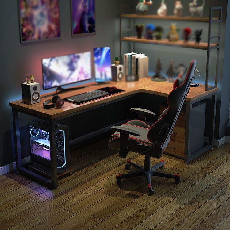 Home Office Writing Table L-Shaped Modern Solid Wood Work Desk Clearhalo 'furn' 'furn_office_desk' 'Furniture' 'furniture_office_desk' 'Office Desks' 'Office Furniture' 'office_desk' 1200x1200_3f3abad3-aa80-47ea-9cfb-0b152130048e