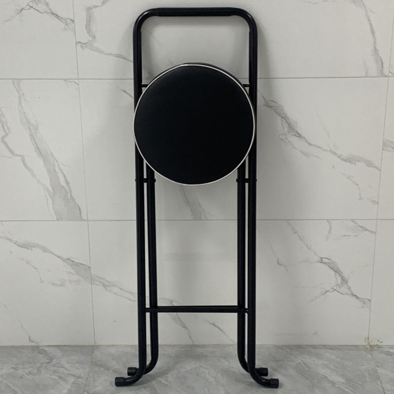 Contemporary Indoor Bar Stools Folding Counter Stool with Metal Legs Clearhalo 'Bar Furniture' 'Bar Stools' 'bar_stools' 'furn' 'furn_bar_stools' 'Furniture' 'Kitchen & Dining Furniture' 1200x1200_3f3b22e4-a5d0-4a37-8d28-3e04bb96f17e