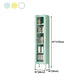 13.78"W Bookcase Scandinavian Style Shelf Bookcase for Home and Office with Door Clearhalo 'Bookcases' 'furn' 'furn_bookcases' 'Furniture' 'furniture_bookcases' 'kitchen' 'kitchen_bookcases' 'Living Room Furniture' 'Office Furniture' 1200x1200_3f3c0936-ef91-48fd-bcf7-c44f0b85263b
