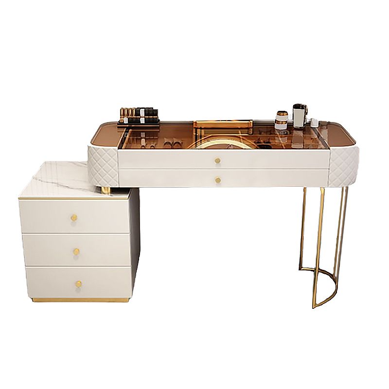 Tableaux de vanité de 15,74 "de largeur avec 5 tiroirs de rangement