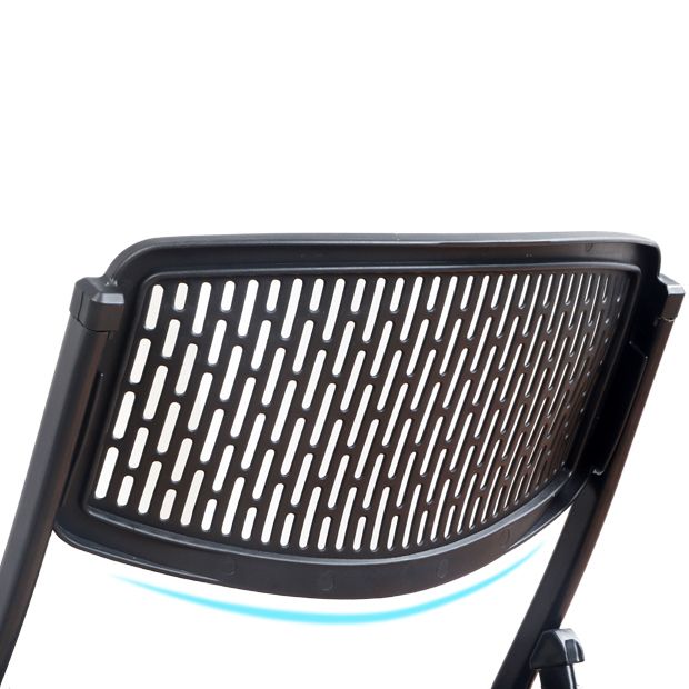 Contemporary Metal Side Chair Home Folding Armless Open Back Dining Side Chair Clearhalo ' kitchen&dining_furn' 'Dining Chairs' 'Dining Tables & Seating' 'dining_chair' 'furn' 'furn_dining_chair' 'Furniture' 'furniture_dining_chair' 'Kitchen & Dining Furniture' 'kitchen' 1200x1200_3f3e139d-1b7e-42dc-9d91-57d2cf0d65bd