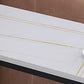 Modern Style Stone Bar Dining Table Rectangle Bar Table in White Clearhalo 'Bar Furniture' 'Bar Tables' 'bar_tables' 'furn' 'furn_bar_tables' 'Furniture' 'Kitchen & Dining Furniture' 1200x1200_3f3f4e3b-0ad0-447b-af30-3167a05eeffe
