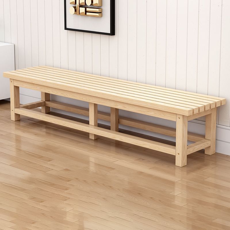 15.7" Wide Modern Entryway and Bedroom Bench Solid Wood Pine Bench Clearhalo 'Benches' 'Chairs & Seating' 'furn' 'furn_benches' 'Furniture' 'Living Room Furniture' 1200x1200_3f4030af-3bd1-4c3a-82b1-451c69c8cce5
