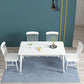 Contemporary Solid Wood Rectangle Shape Dining Table Standard Dining Table with 4 Legs Base Clearhalo ' dining_table' 'Dining Tables & Seating' 'Dining Tables' 'furn' 'furn_dining_table' 'Furniture' 'furniture_dining_table' 'Kitchen & Dining Furniture' 'kitchen&dining_furn' 'kitchen' 'kitchen_dining_table' 1200x1200_3f418667-c7cb-4fb2-a991-b78470a4d371