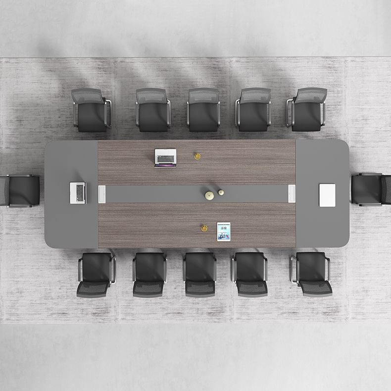 Modern Manufactured Wood Office Desk Rectangular Desk with Metal Legs Clearhalo 'furn' 'furn_office_desk' 'Furniture' 'Office Desks' 'Office Furniture' 'office_desk' 1200x1200_3f439d44-c5ae-4f71-9c12-9c35321ac16f