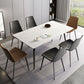 Stone Top Dining Table Rectangle Modern Dining Table with 4 Black Legs Clearhalo 'Dining Tables & Seating' 'Dining Tables' 'dining_table' 'furn' 'furn_dining_table' 'Furniture' 'furniture_dining_table' 'Kitchen & Dining Furniture' 'kitchen' 'kitchen_dining_table' 1200x1200_3f4768ed-9768-494f-8be1-7f84c717b8fb