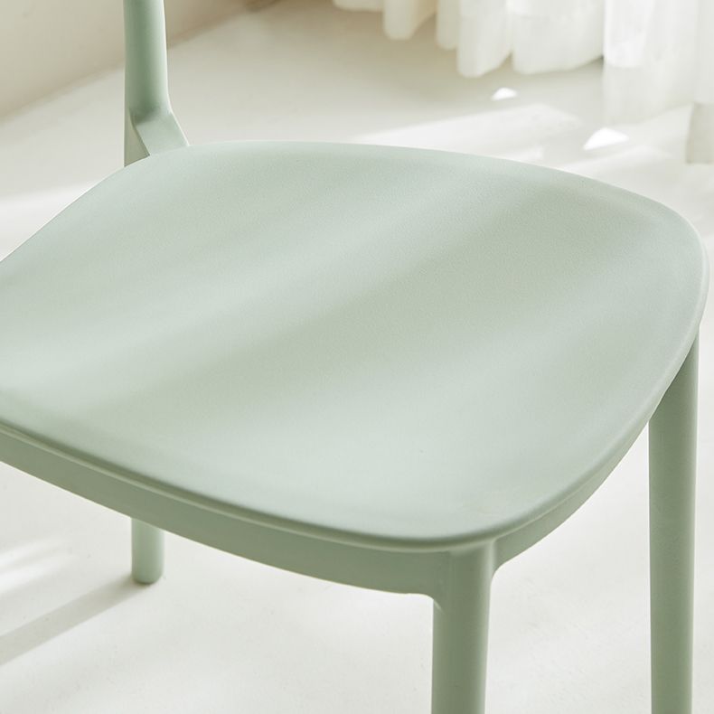 Scandinavian Plastic Kitchen Dining Side Chair Open Back Chair Clearhalo 'Dining Chairs' 'Dining Tables & Seating' 'dining_chair' 'furn' 'furn_dining_chair' 'Furniture' 'furniture_dining_chair' 'Kitchen & Dining Furniture' 1200x1200_3f47bf47-41c2-4fa1-b36c-cc8938f20fae