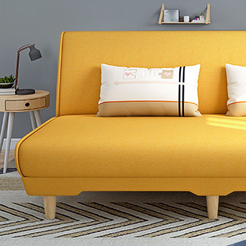 Modern Cotton Blend Armless Sofa Tight Back Couch with Pillow Included Clearhalo 'furn' 'furn_sofas' 'Furniture' 'furniture_sofas' 'kitchen' 'kitchen_sofas' 'Living Room Furniture' 'Sofa' 'sofas' 1200x1200_3f47f73c-22d1-417d-8100-4c891c337cc0