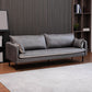 Faux Leather Cushions Sofa 3-Seat 30.7" High Square Arm Loveseat Clearhalo 'furn' 'furn_sofas' 'Furniture' 'furniture_sofas' 'kitchen' 'kitchen_sofas' 'Living Room Furniture' 'Sofa' 'sofas' 1200x1200_3f491b74-c667-4152-b450-5dcf40ce7bd1