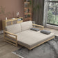 Scandinavian Wood Futon Sleeper Divano Pillow Back Futon e materasso
