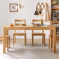 Rectangle Oak Solid Wood Table Modern Dining Table with 4 Legs for Restaurant Clearhalo ' dining_table' 'Dining Tables & Seating' 'Dining Tables' 'furn' 'furn_dining_table' 'Furniture' 'furniture_dining_table' 'Kitchen & Dining Furniture' 'kitchen&dining_furn' 'kitchen' 'kitchen_dining_table' 1200x1200_3f4b6a4a-a3ed-4d52-b56c-7eeb5324fca4