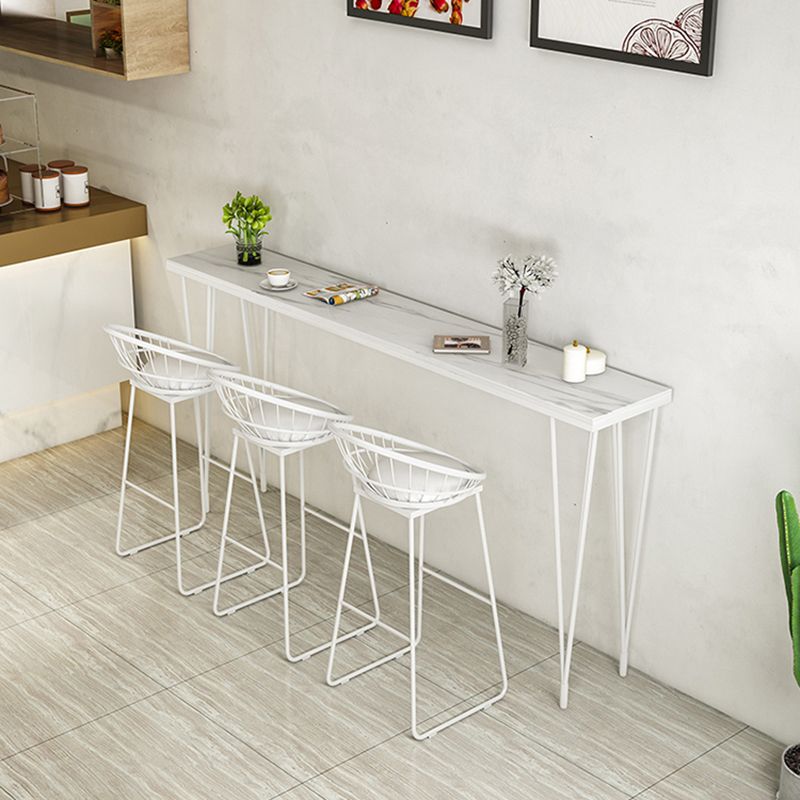 Contemporary Rectangle Counter-height Pub Table Indoor Stone Pub Bar Table Clearhalo 'Bar Furniture' 'Bar Tables' 'bar_tables' 'furn' 'furn_bar_tables' 'Furniture' 'Kitchen & Dining Furniture' 1200x1200_3f4e8d9f-636d-446b-9d1c-17fe13dc107a