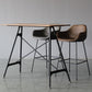 Contemporary Leather Armed Barstool Matte Finish Footrest Low Back Stool Clearhalo 'Bar Furniture' 'Bar Stools' 'bar_stools' 'furn' 'furn_bar_stools' 'Furniture' 'furniture_bar_stools' 'Kitchen & Dining Furniture' 1200x1200_3f4f7faa-10ad-43ed-acf3-ab828cc16544