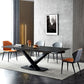 Modern Home Dining Room Set 1/4/5 Pieces Extensible Dining Table Set Clearhalo 'Dining Room Sets' 'Dining Tables & Seating' 'dining_room_set' 'furn' 'furn_dining_room_set' 'Furniture' 'Kitchen & Dining Furniture' 1200x1200_3f50dd72-11bf-43c8-8ff5-2fdda6b56ccf