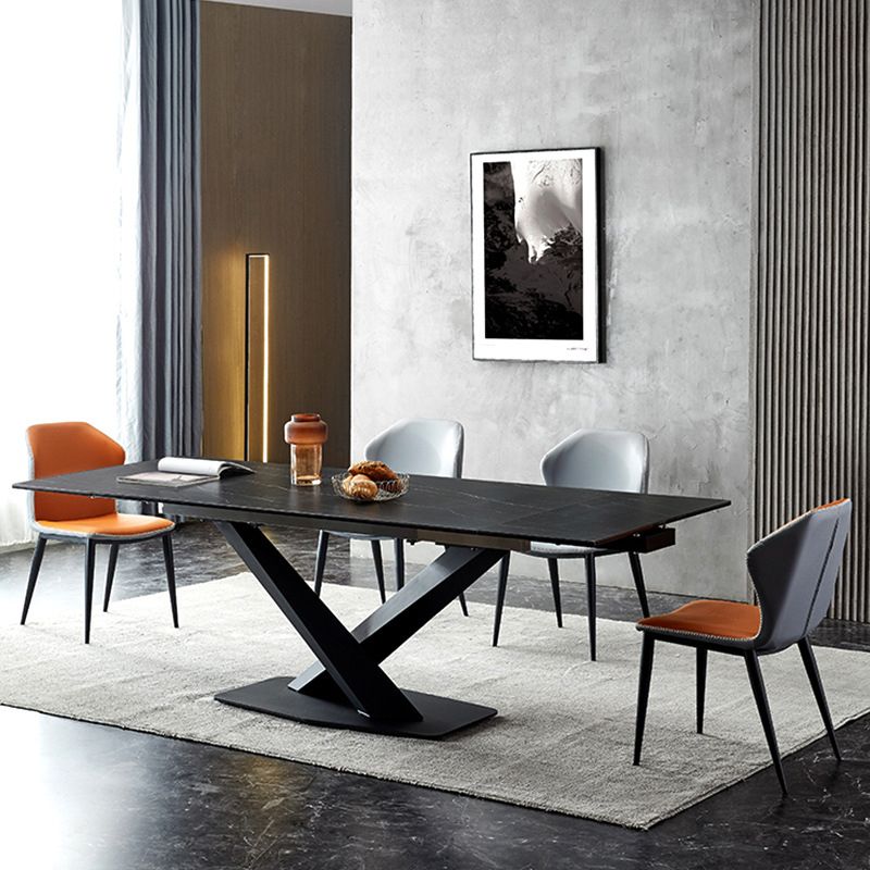 Modern Home Dining Room Set 1/4/5 Pieces Extensible Dining Table Set Clearhalo 'Dining Room Sets' 'Dining Tables & Seating' 'dining_room_set' 'furn' 'furn_dining_room_set' 'Furniture' 'Kitchen & Dining Furniture' 1200x1200_3f50dd72-11bf-43c8-8ff5-2fdda6b56ccf
