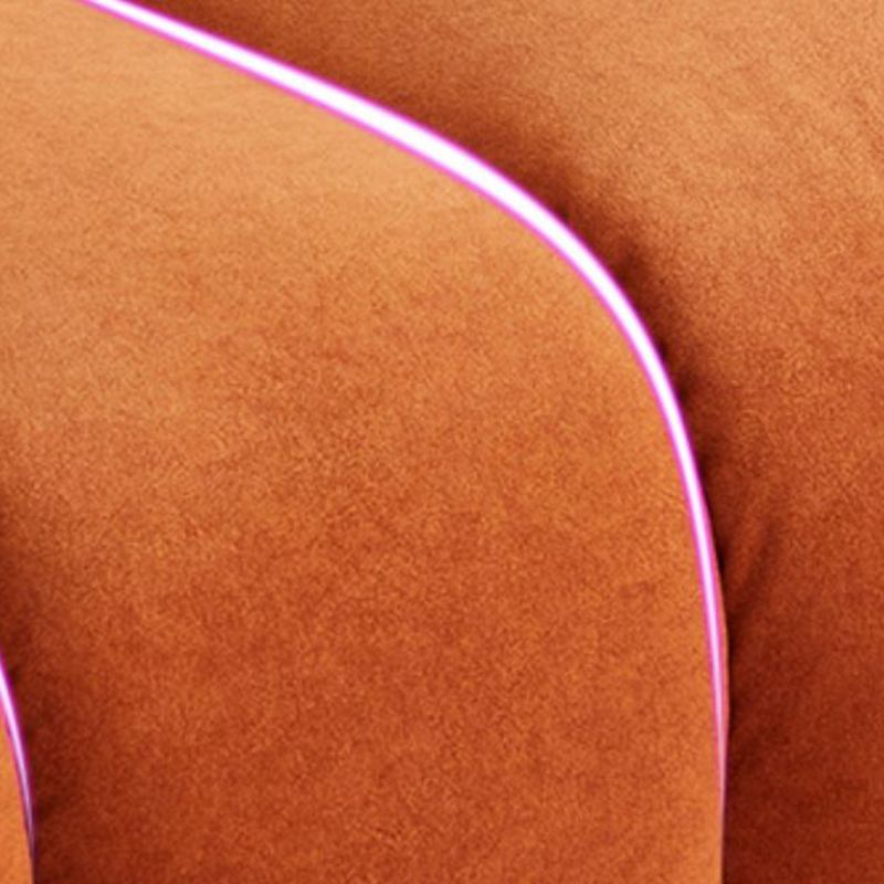 Sofá de la galleta escandinava Sofá de 3 plazas de brazo inclinado - 82.7 "de ancho