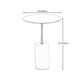 Modern Round Table Top Side End Table with Cement Pedestal Leg Clearhalo 'Coffee & Accent Tables' 'End & Side Tables' 'end_side_table' 'end_side_tables' 'furn' 'furn_end_side_tables' 'Furniture' 'furniture_end_side_table' 'Living Room Furniture' 1200x1200_3f531415-949f-44d2-adc8-a543f8076241