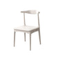 Dining Room Armless Dining Chair Rubberwood Open Back Dining Chair