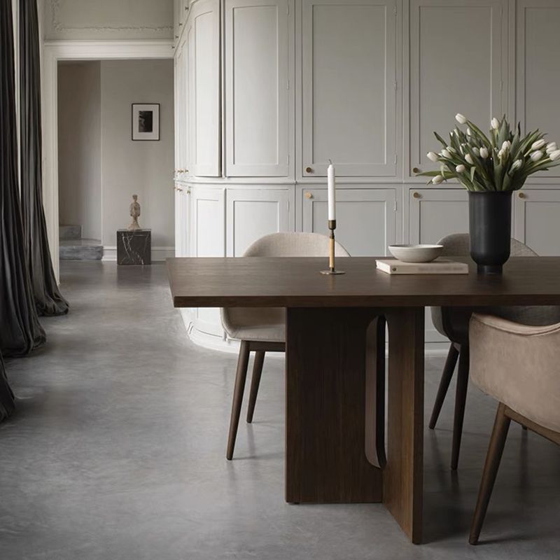 Solid Wood Modern Rectangle Table Wood Top Table for Dining Room Clearhalo ' dining_table' 'Dining Tables & Seating' 'Dining Tables' 'furn' 'furn_dining_table' 'Furniture' 'furniture_dining_table' 'Kitchen & Dining Furniture' 'kitchen&dining_furn' 'kitchen' 'kitchen_dining_table' 1200x1200_3f55c6e5-2233-49d7-82e1-c82dddd3e885