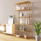 Modern Style Metal Bookshelf Open Shelf Bookcase for Study Room Clearhalo 'Bookcases' 'Furniture' 'furniture_bookcases' 'kitchen' 'kitchen_bookcases' 'Living Room Furniture' 'Office Furniture' 1200x1200_3f58d4d8-e995-4c05-94f1-d83d45b90c07