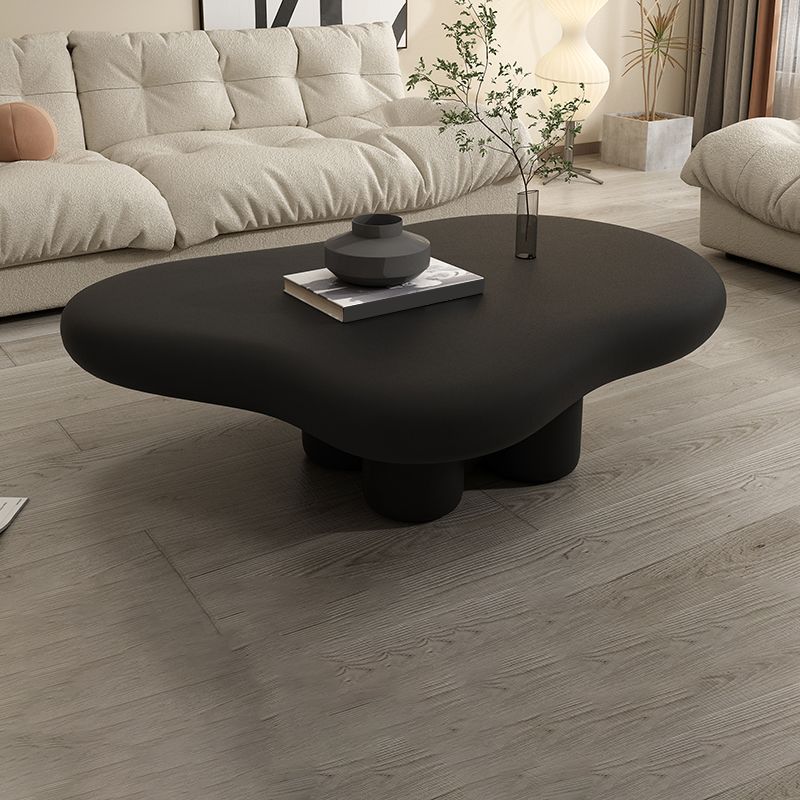 Tavolino da caffè moderno in legno Tavolino da cocktail singolo a 4 gambe