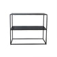 Metal Frame Bookshelf Modern Black / White Open Storage Bookcase Clearhalo 'Bookcases' 'furn' 'furn_bookcases' 'Furniture' 'Office Furniture' 1200x1200_3f5c148d-ab1e-4496-a9c4-d19fff95312f