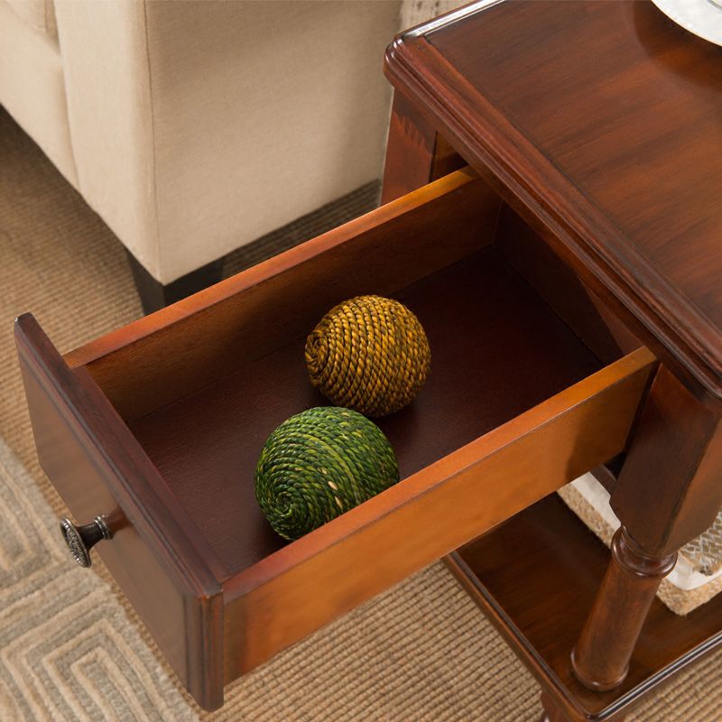 Mesa lateral rectangular modernista Madera maciza 4 patas Table final