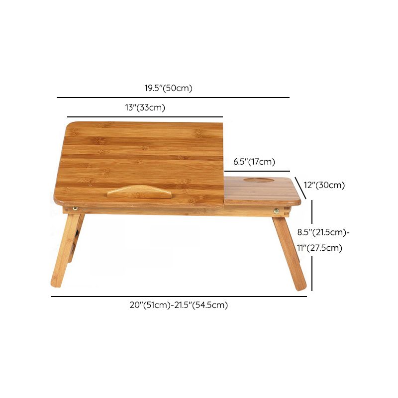 Contemporary Artificial Wooden Writing Desk Folding Office Desk for Office