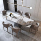 Rectangle Contemporary Dining Room Table White Sintered Stone Table with Pedestal Base Clearhalo ' dining_table' 'Dining Tables & Seating' 'Dining Tables' 'furn' 'furn_dining_table' 'Furniture' 'furniture_dining_table' 'Kitchen & Dining Furniture' 'kitchen&dining_furn' 'kitchen' 'kitchen_dining_table' 1200x1200_3f5e472f-15b3-433e-853d-08d7b0a547f2