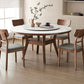 Modern Dining Round Table Dining Sintered Stone Table for Restaurant with Wood Legs Clearhalo 'Dining Tables & Seating' 'Dining Tables' 'dining_table' 'furn' 'furn_dining_table' 'Furniture' 'furniture_dining_table' 'Kitchen & Dining Furniture' 'kitchen' 'kitchen_dining_table' 1200x1200_3f5fd018-b172-4880-b76b-65ba94170d24