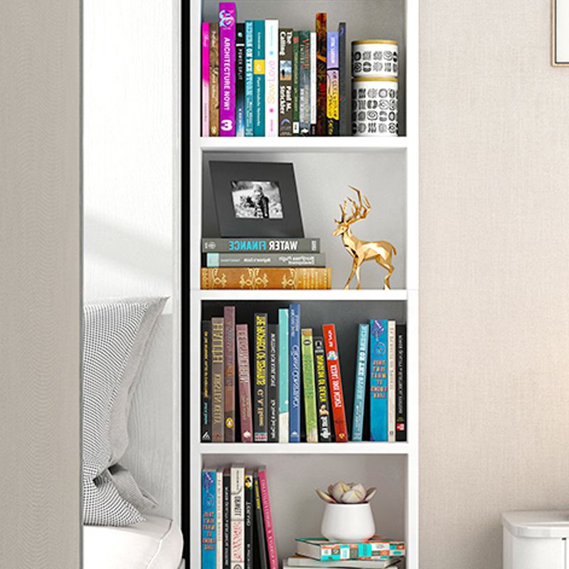 White and Natural Standard Bookshelf Manufactured Wood Bookshelf for Home Clearhalo 'Bookcases' 'Furniture' 'furniture_bookcases' 'kitchen' 'kitchen_bookcases' 'Living Room Furniture' 'Office Furniture' 1200x1200_3f61b426-cbb6-4fa4-84e2-e84a8e77fbec