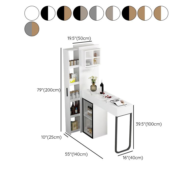 Tavolo da pranzo di rettangolo di pietra in pietra moderna per soggiorno
