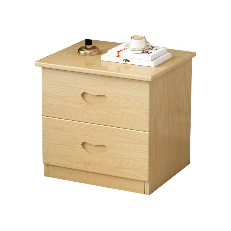 Canteros tradicionales 2 cajones mesa de acento mesita de noche de acabado antiguo de la cama nocturna