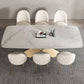 Modern Sintered Stone Dining Set 1/4/5/7 Pieces Dining Set for Home Use Clearhalo 'Dining Room Sets' 'Dining Tables & Seating' 'dining_room_set' 'furn' 'furn_dining_room_set' 'Furniture' 'Kitchen & Dining Furniture' 1200x1200_3f63994c-9151-44e7-97c2-d3148691bee3