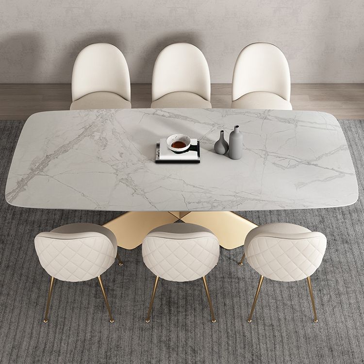 Modern Sintered Stone Dining Set 1/4/5/7 Pieces Dining Set for Home Use Clearhalo 'Dining Room Sets' 'Dining Tables & Seating' 'dining_room_set' 'furn' 'furn_dining_room_set' 'Furniture' 'Kitchen & Dining Furniture' 1200x1200_3f63994c-9151-44e7-97c2-d3148691bee3