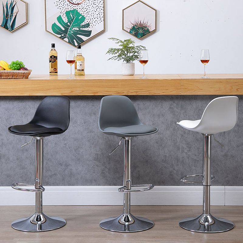 Scandinavian Bar Stool Bucket Leather Seat Counter Stool for Kitchen Bar Clearhalo 'Bar Furniture' 'Bar Stools' 'bar_stools' 'furn' 'furn_bar_stools' 'furniture_bar_stools' 'Kitchen & Dining Furniture' 'kitchen&dining_furn' 'kitchen' 'kitchen_furn' Furniture' 1200x1200_3f63b460-3237-4a42-b67d-0c569864f5ae