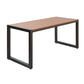 Industrial Brown Wood Dining Table Rectangle Shape Standard Dining Table for Kitchen Clearhalo ' dining_table' 'Dining Tables & Seating' 'Dining Tables' 'furn' 'furn_dining_table' 'Furniture' 'furniture_dining_table' 'Kitchen & Dining Furniture' 'kitchen&dining_furn' 'kitchen' 'kitchen_dining_table' 1200x1200_3f6456ad-1217-44e7-a169-fcd88b6a3d79