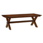 Rectangle Mid-Century Dining Table Brown Tone Fixed Table with Pinewood Solid Wood Clearhalo ' dining_table' 'Dining Tables & Seating' 'Dining Tables' 'furn' 'furn_dining_table' 'Furniture' 'furniture_dining_table' 'Kitchen & Dining Furniture' 'kitchen&dining_furn' 'kitchen' 'kitchen_dining_table' 1200x1200_3f67e697-91e4-4dc4-8527-b6302b06b004