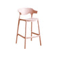 Scandinavian Stackable Milk Tea Shop Stool Matte Finish Plastic Barstool Clearhalo 'Bar Furniture' 'Bar Stools' 'bar_stools' 'furn' 'furn_bar_stools' 'Furniture' 'furniture_bar_stools' 'Kitchen & Dining Furniture' 1200x1200_3f68b07f-a44e-4d5f-9967-c8213a87a7c2